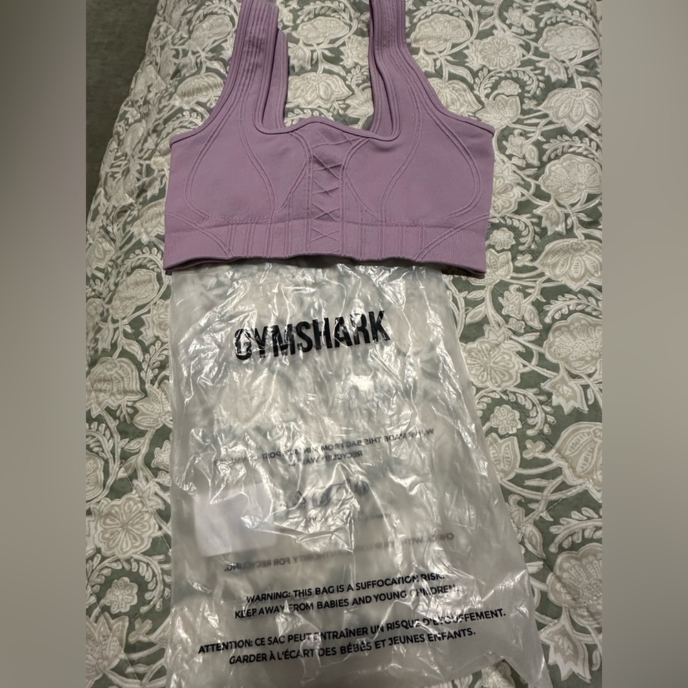 Gymshark Women's Lavender Tank Top